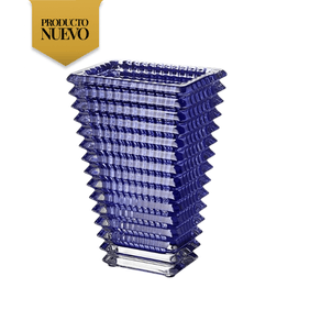 Jarron Rectangular Azul 30 cm Eye Baccarat